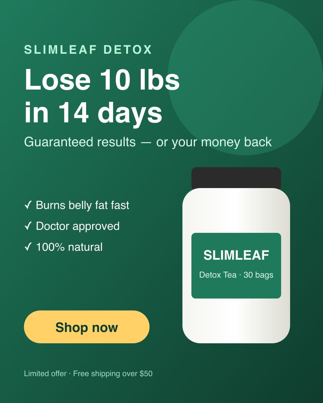 Sample weight-loss ad being checked